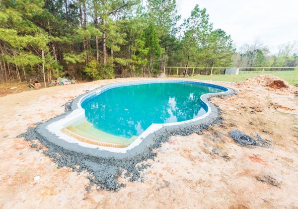 Pool Landscape Leveling in Willoughby