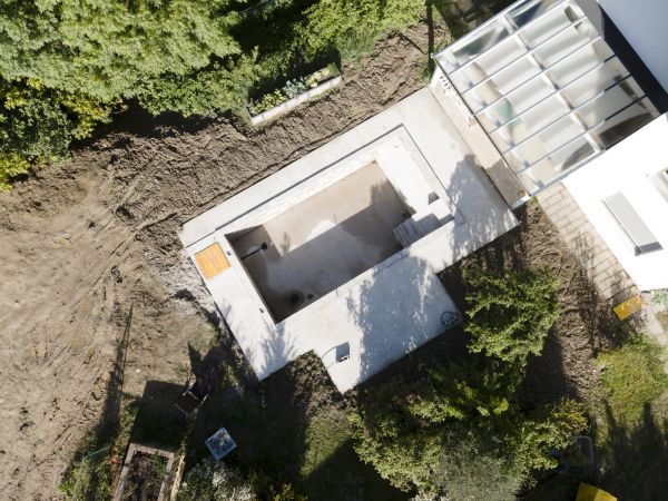 Pool Area Grading in Willoughby