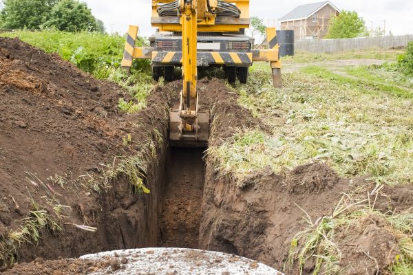 Drainage Trench Installation in Willoughby