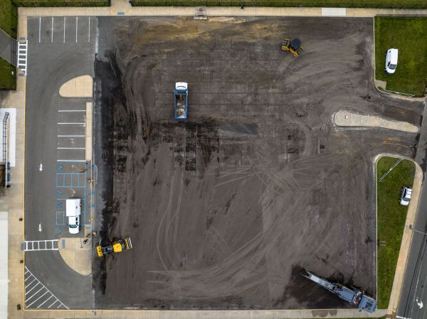 Parking Lot Excavation in Willoughby