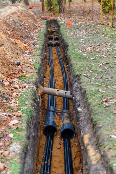 Electrical Line Excavation in Willoughby