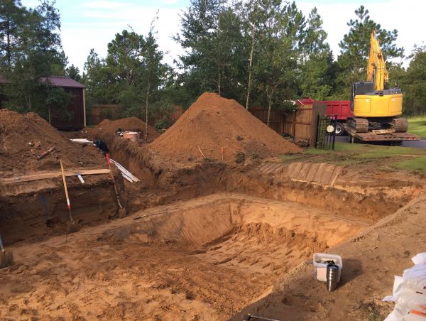 Pool Site Excavation in Willoughby