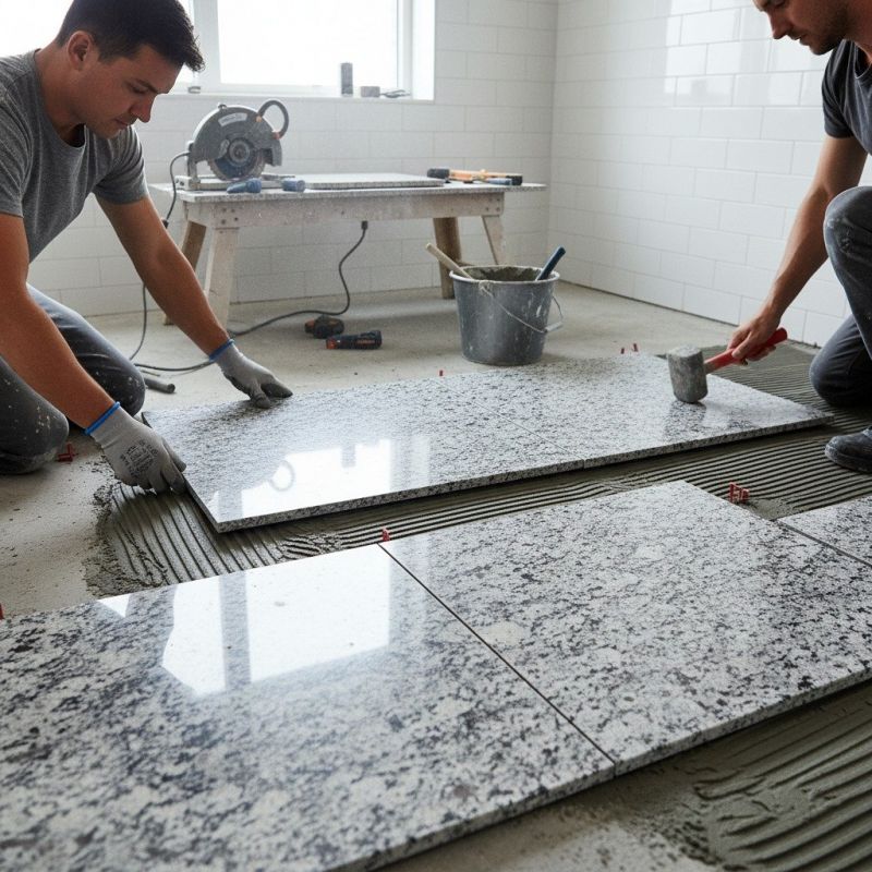 Crushed Granite Installation detail